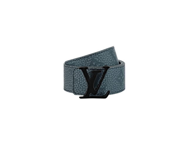 Louis Vuitton Louis Vuitton LV Shape MNG Climbing 40MM Reversible Belt In Monogram Climbing Taurillon Leather With Black-Colour Hardware Anthracite Grey - view 3