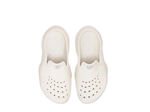 Louis Vuitton Louis Vuitton LV Shark Clog White - view 2