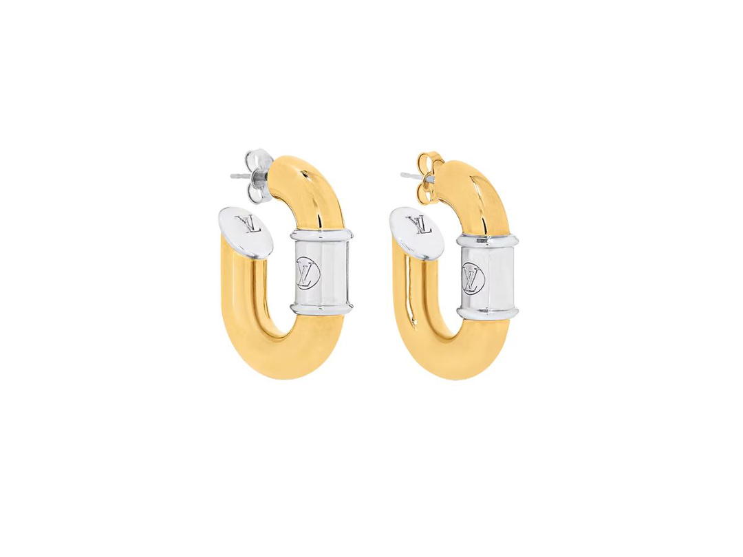 Louis Vuitton Louis Vuitton LV Symphony Earrings Orchestral Wind Instruments Metal With Gold- And Silver-Color Finish