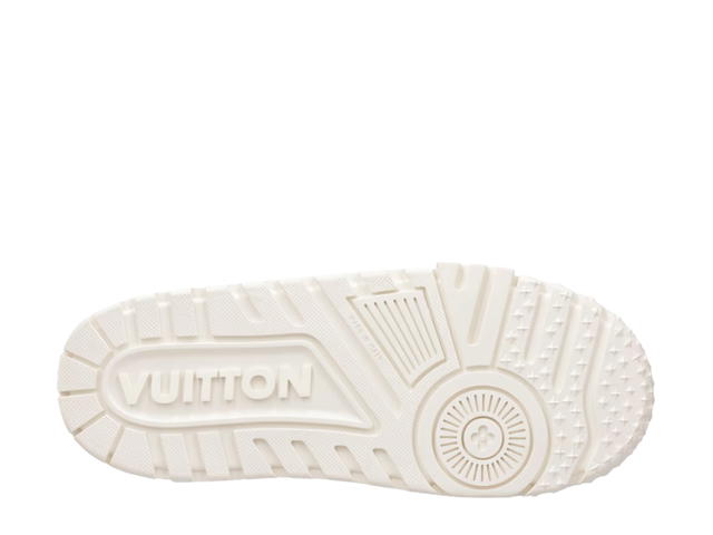 Louis Vuitton Louis Vuitton LV Trainer Maxi Sneaker In Monogram Flowers Rubber Outsole With LV Initials White - view 2