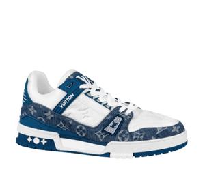 Buy Louis Vuitton LV Trainer Monogram Denim White Blue at Sasom – Authentic and Ready to Ship
