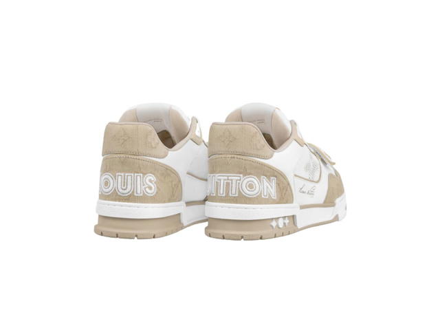 Louis Vuitton Louis Vuitton Trainer Beige White - view 2