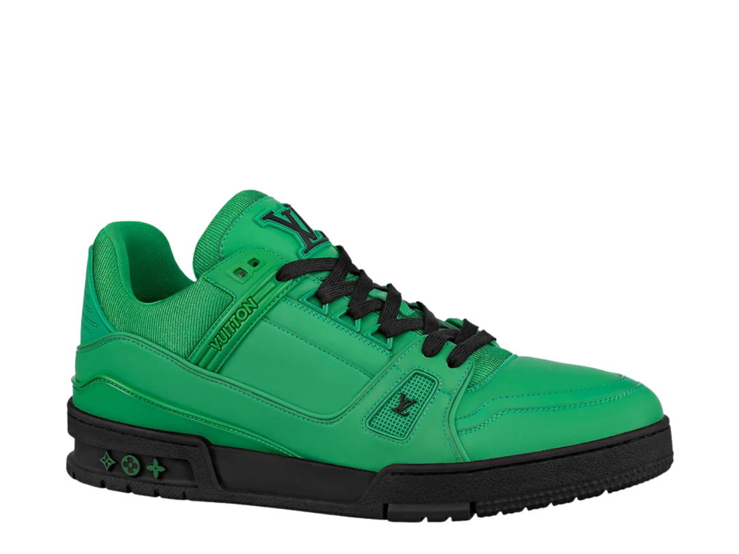 Louis Vuitton Louis Vuitton LV Trainer Sneaker Green