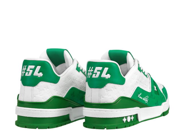 Louis Vuitton Louis Vuitton Trainer #54 Signature Green White - view 2