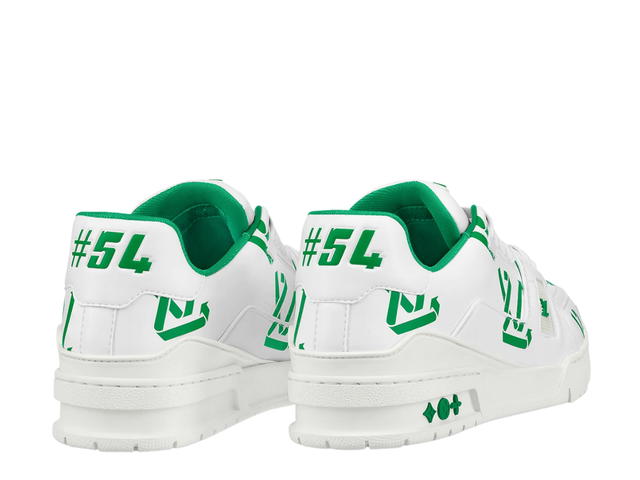 Louis Vuitton Louis Vuitton LV Trainer White Green Recycled - view 2