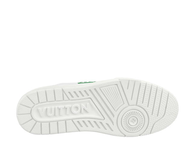Louis Vuitton Louis Vuitton LV Trainer White Green Recycled - view 3