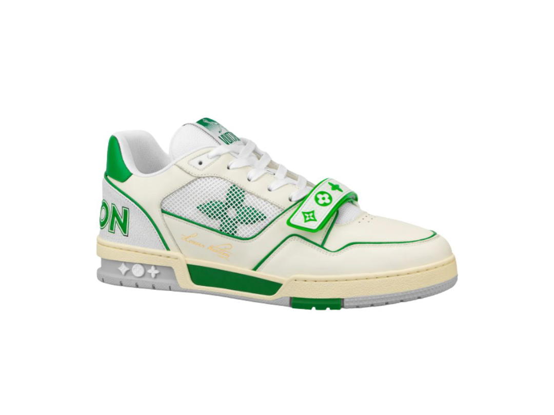 Louis Vuitton Louis Vuitton LV Trainer Sneaker Green