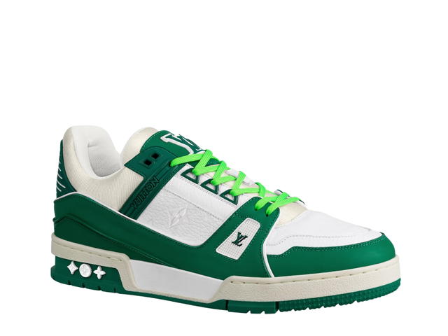 Louis Vuitton Louis Vuitton LV Trainer Green - view 1
