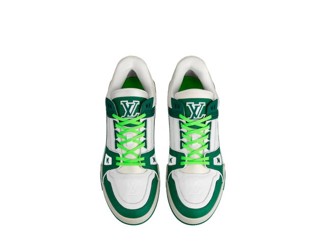 Louis Vuitton Louis Vuitton LV Trainer Green - view 3