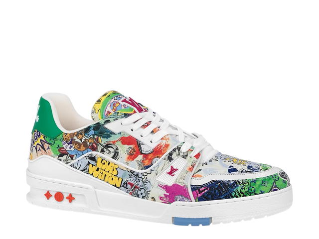 Louis Vuitton Louis Vuitton LV Trainer Sneaker Multicolor Printed Canvas Monogram Canvas - view 1
