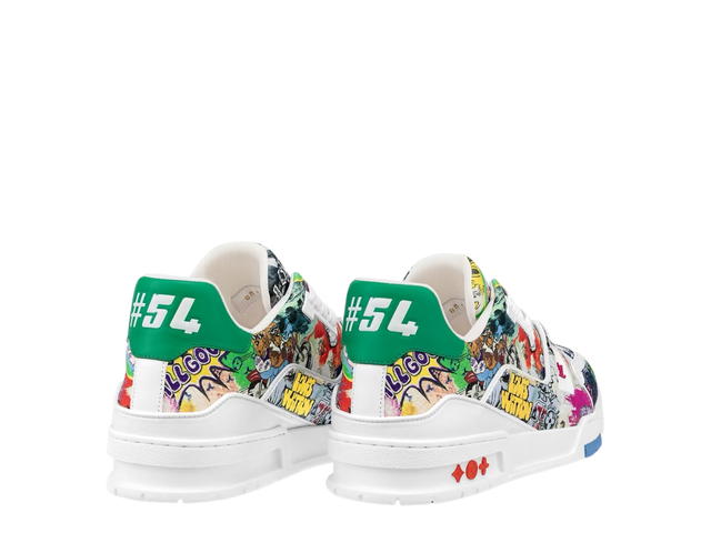Louis Vuitton Louis Vuitton LV Trainer Sneaker Multicolor Printed Canvas Monogram Canvas - view 2