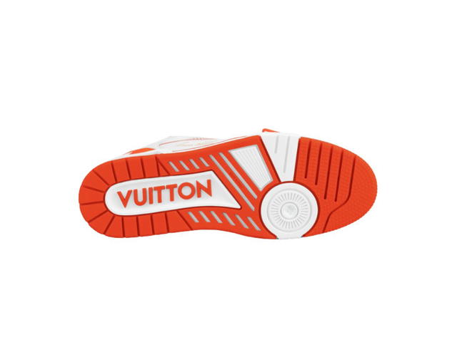 Louis Vuitton Louis Vuitton Trainer Monogram Denim Yellow - view 3
