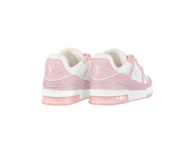 Louis Vuitton Louis Vuitton LV Trainer Sneaker Pink - view 2