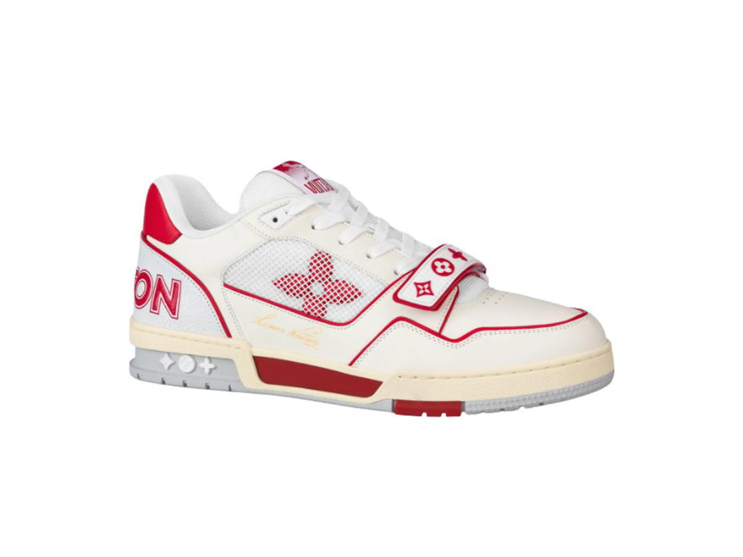 Louis Vuitton Louis Vuitton LV Trainer Sneaker Red