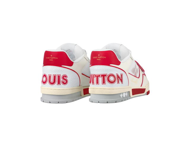 Louis Vuitton Louis Vuitton LV Trainer Sneaker Red - view 2