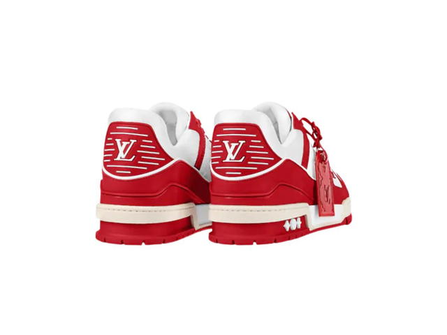 Louis Vuitton Louis Vuitton LV Trainer Sneaker Red White - view 2