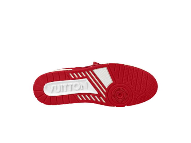 Louis Vuitton Louis Vuitton LV Trainer Sneaker Red White - view 3