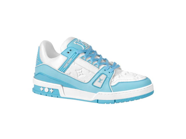 Louis Vuitton Louis Vuitton LV Trainer Sneaker Sky Blue - view 1