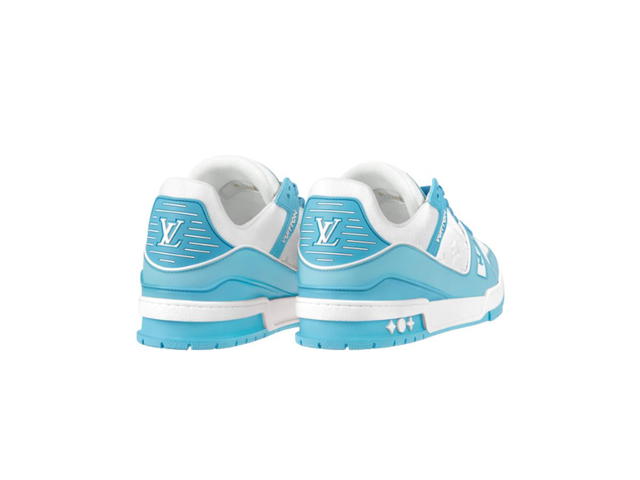 Louis Vuitton Louis Vuitton LV Trainer Sneaker Sky Blue - view 2