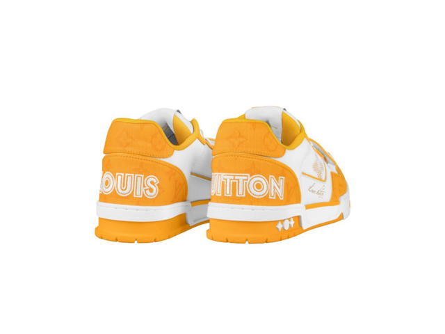 Louis Vuitton Louis Vuitton Trainer Monogram Denim Orange - view 2