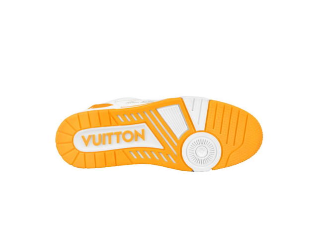 Louis Vuitton Louis Vuitton Trainer Monogram Denim Orange - view 3