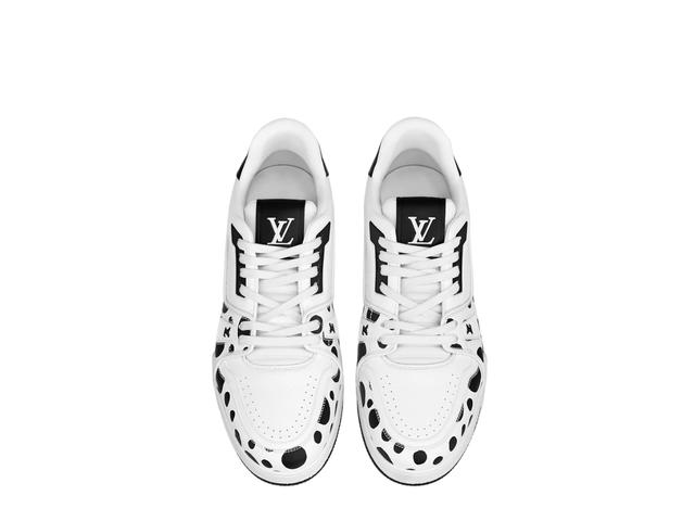 Louis Vuitton Louis Vuitton LV Trainer Yayoi Kusama Black White - view 2