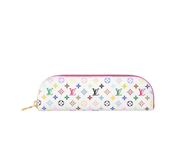Louis Vuitton Louis Vuitton x Takashi Murakami Monogram Multicolor Charlotte Pencil Pouch In Monogram Multicolor coated canvas With Gold hardware White - view 1