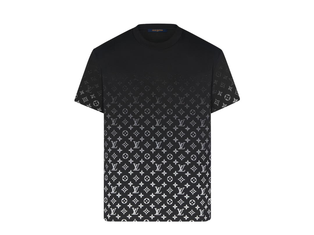 Louis Vuitton Louis Vuitton LVSE Monogram Gradient T-Shirt In Black-White Cotton