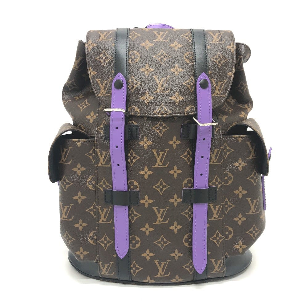 Louis Vuitton LOUIS VUITTON M46247 MonogramMacassar Christopher PM Backpack