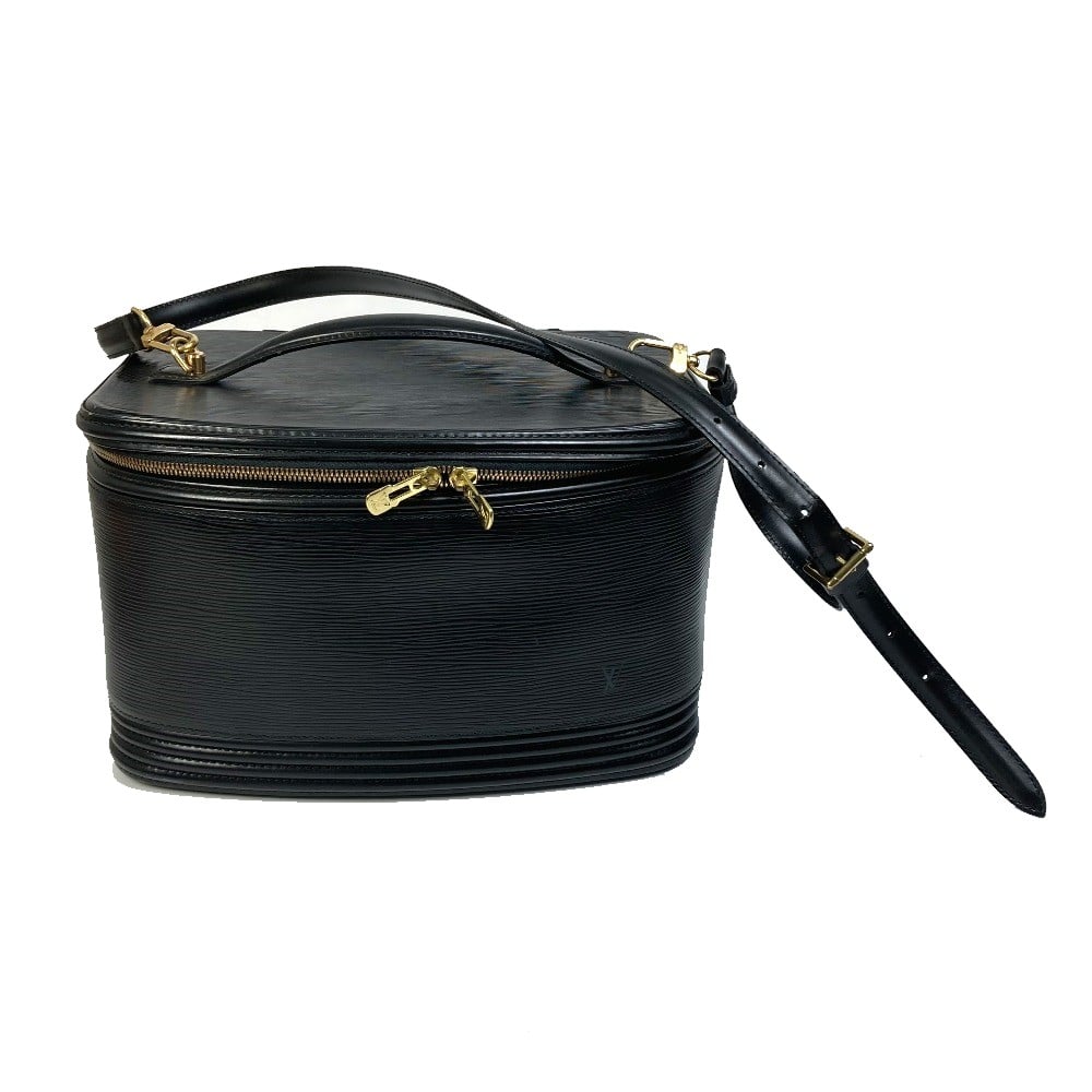 Louis Vuitton LOUIS VUITTON M48012 Epi Nice 2WAY vanity bag Shoulder Bag Epi Leather Black