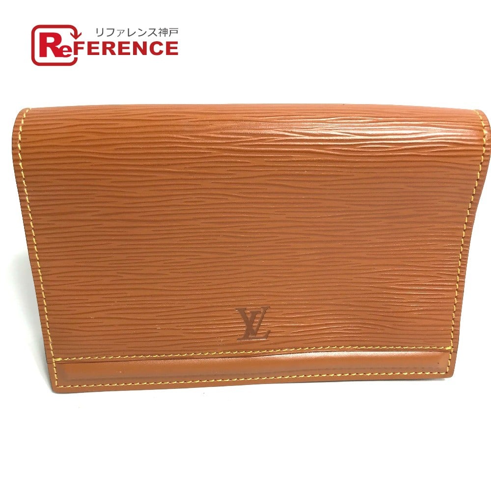 Louis Vuitton LOUIS VUITTON M52603 Epi Ceinture-Tilsit Pouch only Pouch Epi Leather Brown