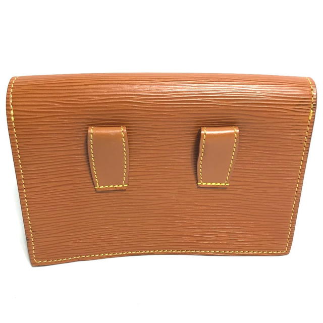 Louis Vuitton LOUIS VUITTON M52603 Epi Ceinture-Tilsit Pouch only Pouch Epi Leather Brown - view 3