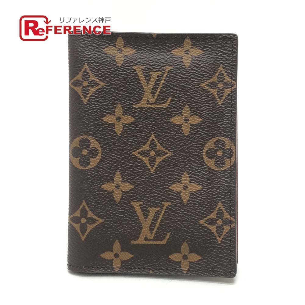 Louis Vuitton LOUIS VUITTON M64502 Monogram Couverture Passport NM Passport cover Case Brown