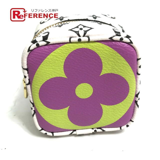 Louis Vuitton LOUIS VUITTON M67669 Monogram Giant Portomonet Cube Pouch Canvas yellow/pink - view 1