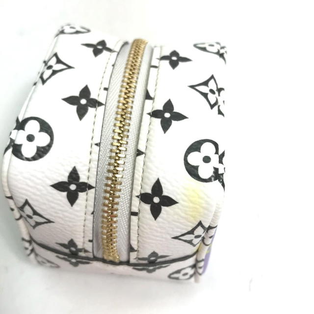 Louis Vuitton LOUIS VUITTON M67669 Monogram Giant Portomonet Cube Pouch Canvas yellow/pink - view 4