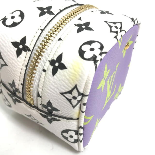 Louis Vuitton LOUIS VUITTON M67669 Monogram Giant Portomonet Cube Pouch Canvas yellow/pink - view 5