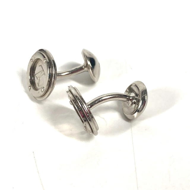 Louis Vuitton LOUIS VUITTON M68100 Cufflinks Cuffs LV Circle Accessories Damier case included - view 3