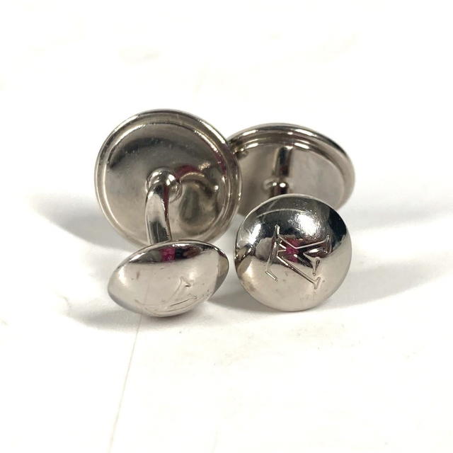 Louis Vuitton LOUIS VUITTON M68100 Cufflinks Cuffs LV Circle Accessories Damier case included - view 4