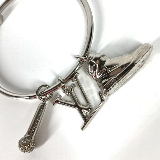 Louis Vuitton LOUIS VUITTON M68854 porte cles round ring Bag Charm Key Ring Key Holder - view 3