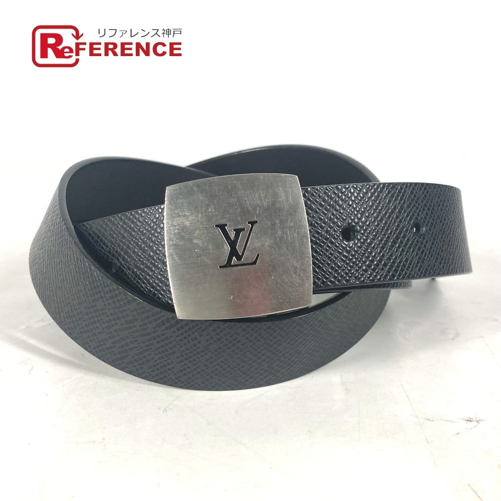 Louis Vuitton LOUIS VUITTON M6886V Taiga Ceinture LV CUT Accessories LV logo buckle belt