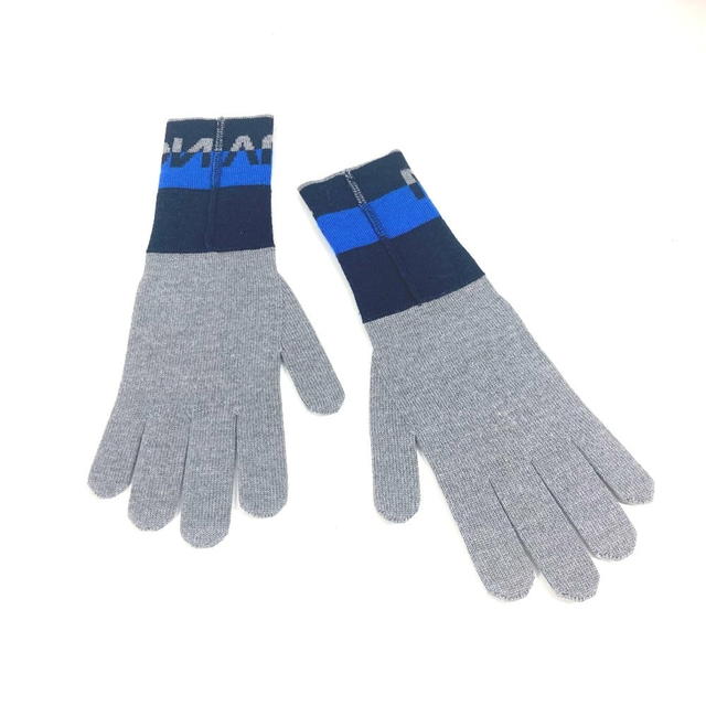 Louis Vuitton LOUIS VUITTON M71247 Gon-LV Horizon Gloves Accessories gloves wool gray/blue - view 3