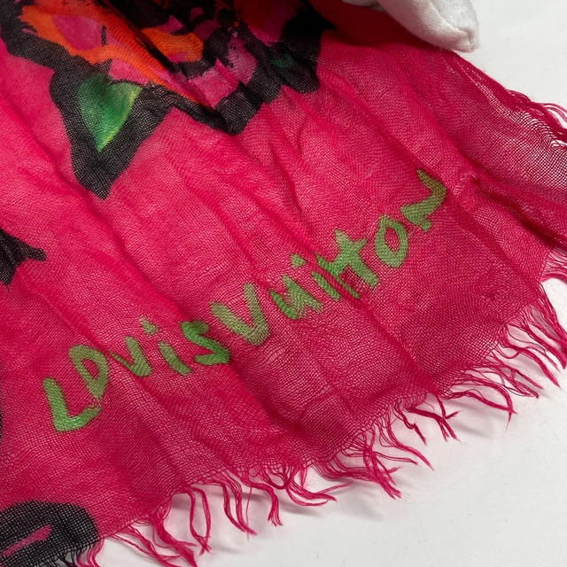 Louis Vuitton LOUIS VUITTON M72379 Shawl fringe Etole Rose Graffiti Rose Stole/Shawl - view 3