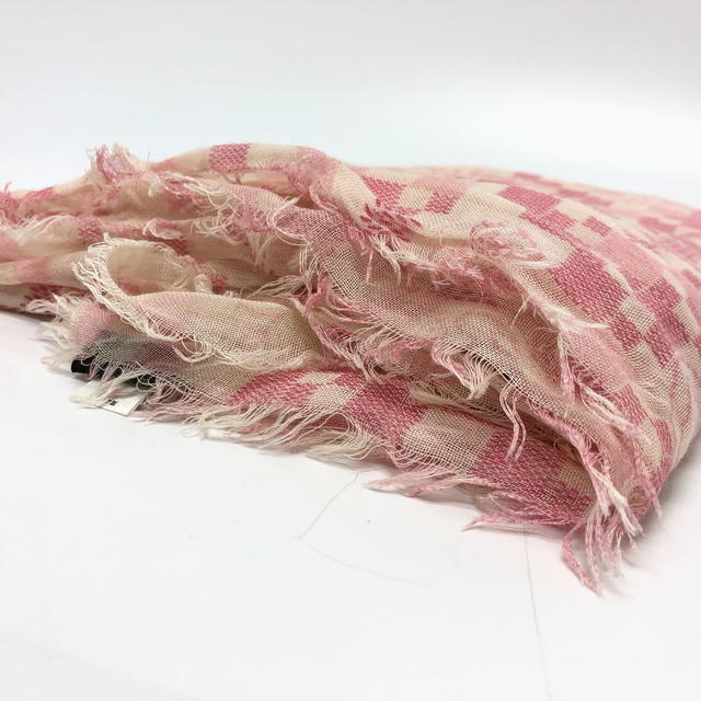 Louis Vuitton LOUIS VUITTON M72578 Damier Etol Alize Stole/Shawl Cashmere / silk pink - view 3
