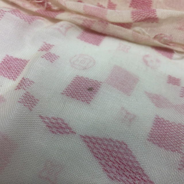 Louis Vuitton LOUIS VUITTON M72578 Damier Etol Alize Stole/Shawl Cashmere / silk pink - view 4