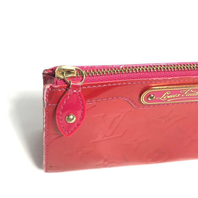 Louis Vuitton LOUIS VUITTON M93647 MonogramVernis Trousse cosmetic Makeup pouch pink - view 4