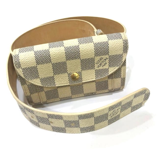 Louis Vuitton LOUIS VUITTON M9835 Ceinture Pochette solo Bag Waist Pouch Canvas White - view 2