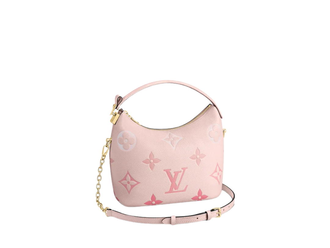 Louis Vuitton Louis Vuitton Marshmallow In Embossed Grained Cowhide Leather With Gold-Color Hardware Rosebud Pink