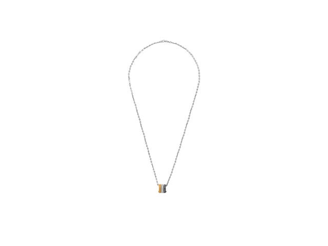 Louis Vuitton Louis Vuitton Monogram Bold Necklace In Silver Color Hardware and Ruthenium Color Hardware and Gold Color Hardware - view 4