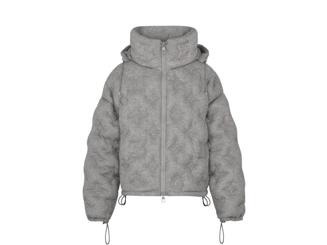 Louis Vuitton Louis Vuitton Monogram Boyhood Puffer Jacket Grey
