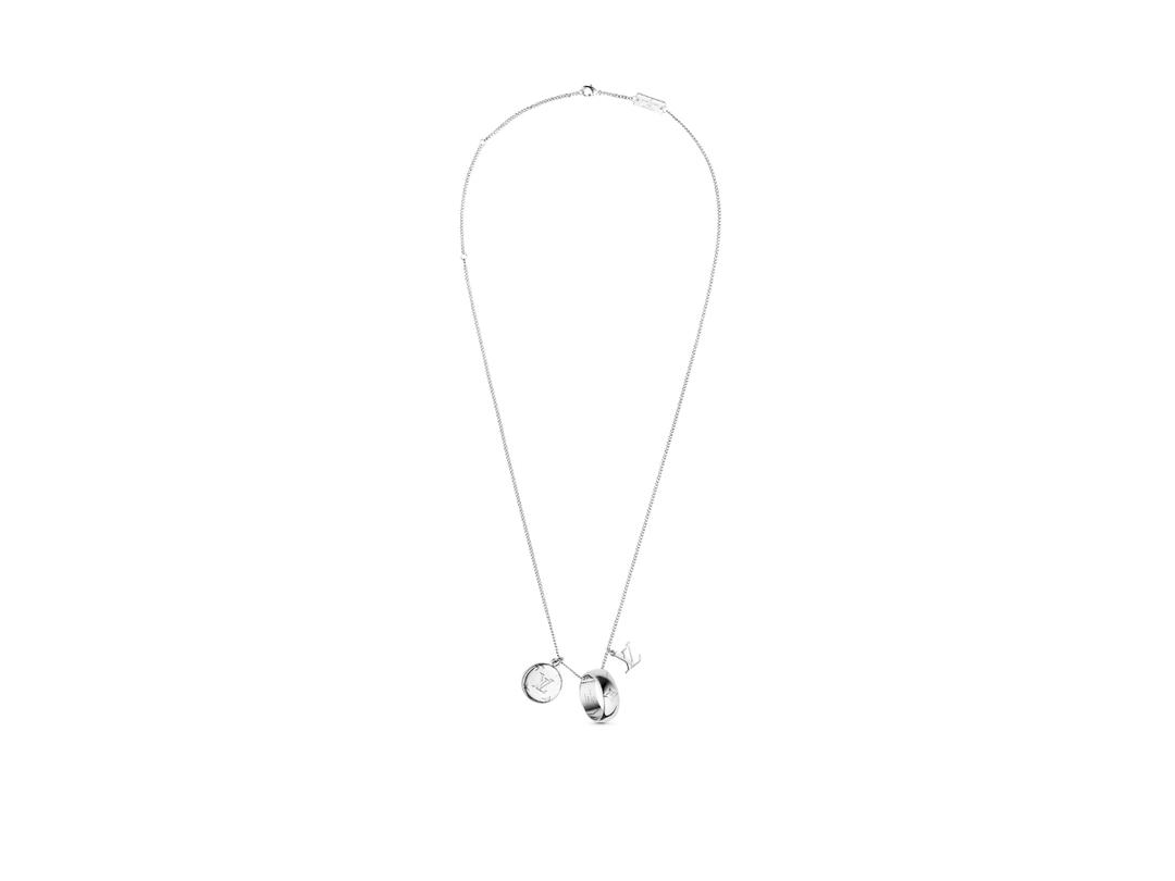Louis Vuitton Louis Vuitton Monogram Charms Necklace In Zamac With Palladium Finishing